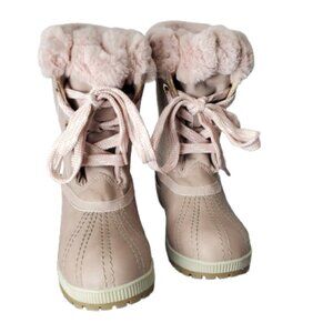 London Fog women's blush nubuck winter boots size 8M